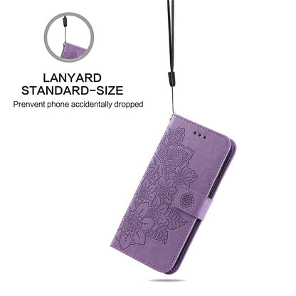 For Samsung Galaxy S25 Ultra Case Floral Pattern PU Leather Wallet Stand Phone Cover