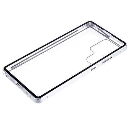 For Samsung Galaxy S25 Ultra Full Body Case Magnetic Tempered Glass Double-Sided Phone Case