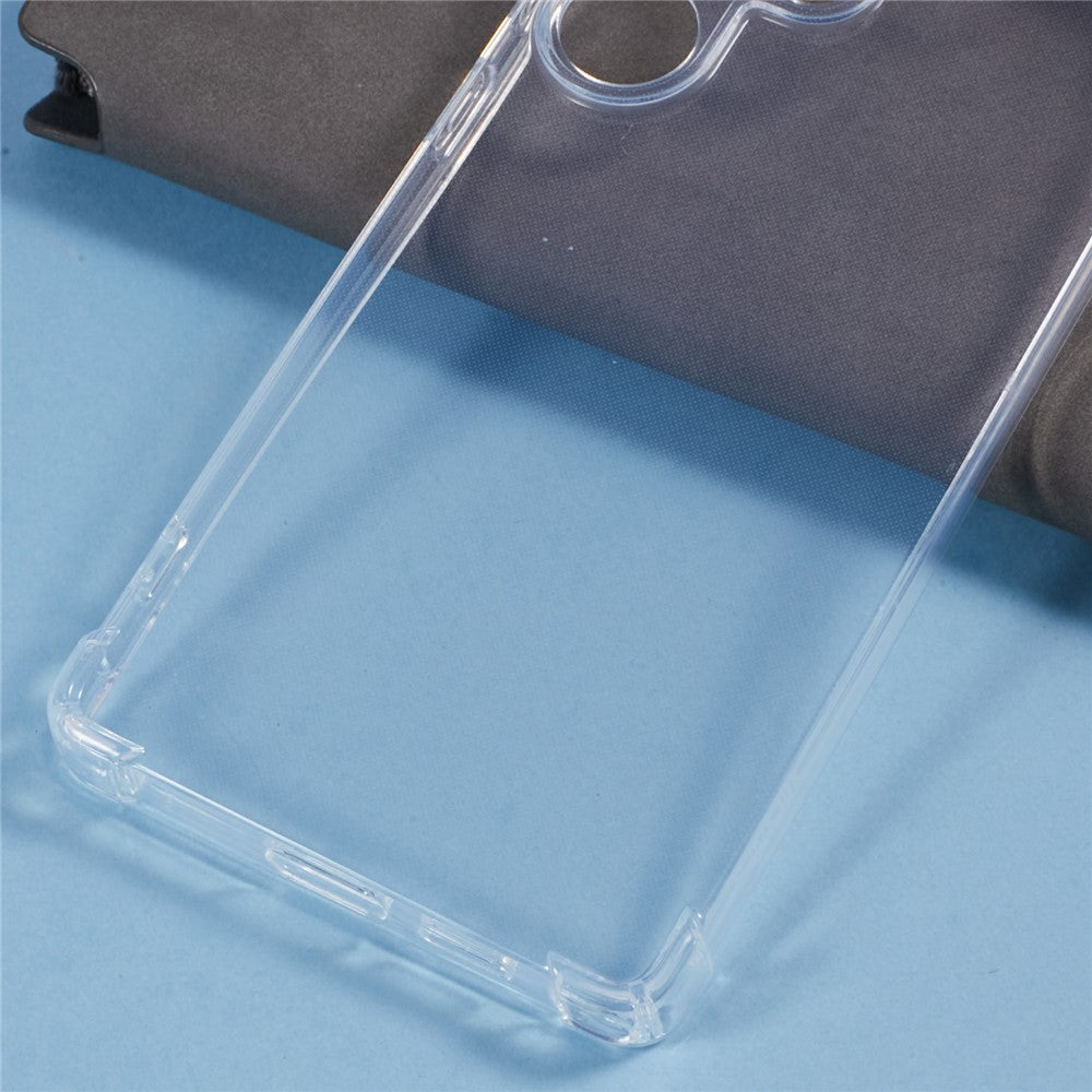 For Samsung Galaxy S25 Ultra Case Reinforced Corner TPU Clear Phone Cover with Lanyard