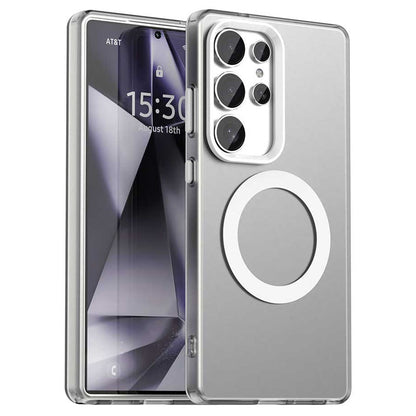 Candy Series For Samsung Galaxy S25 Ultra Magnetic Case PC+TPU+PET Anti-Drop Phone Cover
