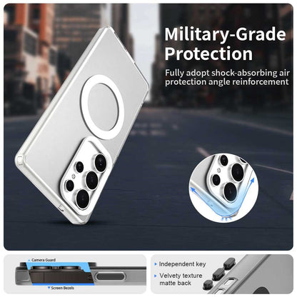 Candy Series For Samsung Galaxy S25 Ultra Magnetic Case PC+TPU+PET Anti-Drop Phone Cover