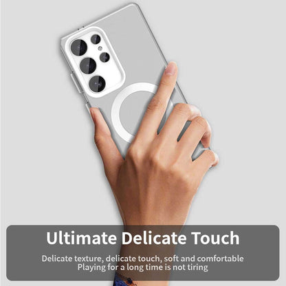 Candy Series For Samsung Galaxy S25 Ultra Magnetic Case PC+TPU+PET Anti-Drop Phone Cover