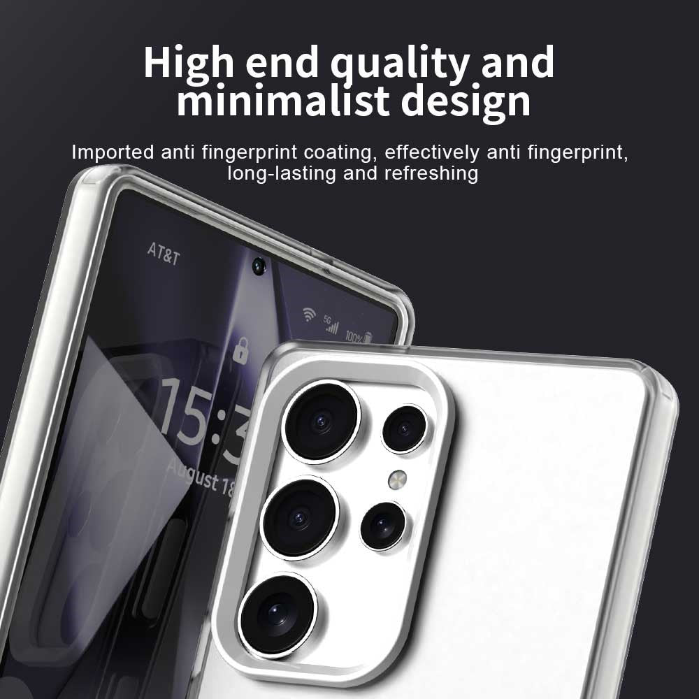 Candy Series For Samsung Galaxy S25 Ultra Magnetic Case PC+TPU+PET Anti-Drop Phone Cover