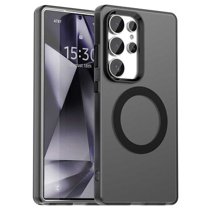 Candy Series For Samsung Galaxy S25 Ultra Magnetic Case PC+TPU+PET Anti-Drop Phone Cover