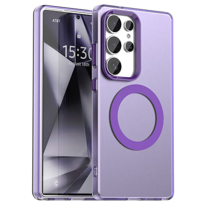 Candy Series For Samsung Galaxy S25 Ultra Magnetic Case PC+TPU+PET Anti-Drop Phone Cover