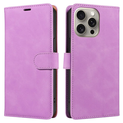 For iPhone 14 Pro Case RFID Blocking Wallet Stand Leather Flip Phone Cover with Slim Strap