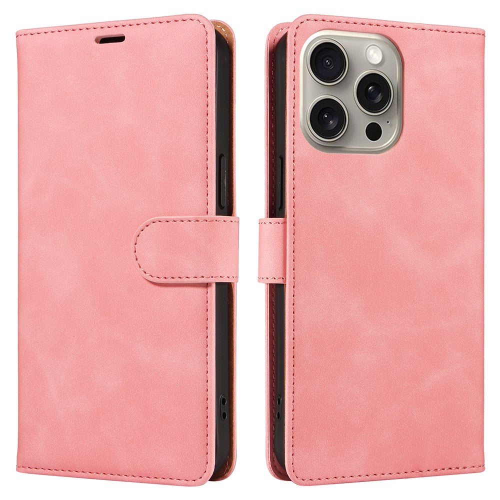 For iPhone 14 Pro Case RFID Blocking Wallet Stand Leather Flip Phone Cover with Slim Strap