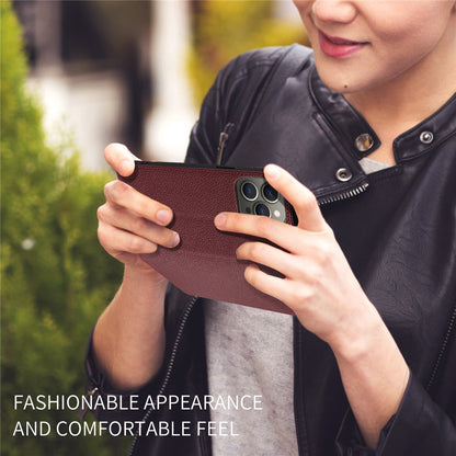 For iPhone 14 Pro Case RFID Blocking Strong Magnetic Leather Wallet Phone Cover