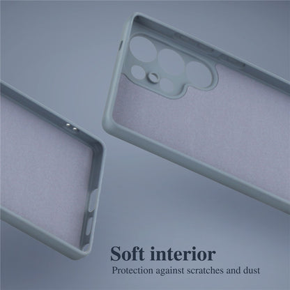 For Samsung Galaxy S25 Ultra Case TPU Back Soft Anti-Scratch Fiber Lining Phone Cover