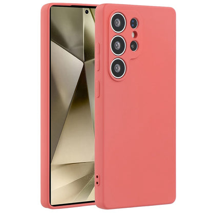 For Samsung Galaxy S25 Ultra Case TPU Back Soft Anti-Scratch Fiber Lining Phone Cover