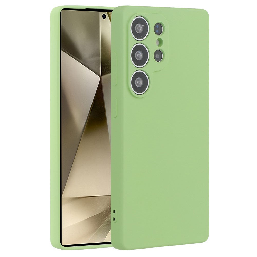 For Samsung Galaxy S25 Ultra Case TPU Back Soft Anti-Scratch Fiber Lining Phone Cover