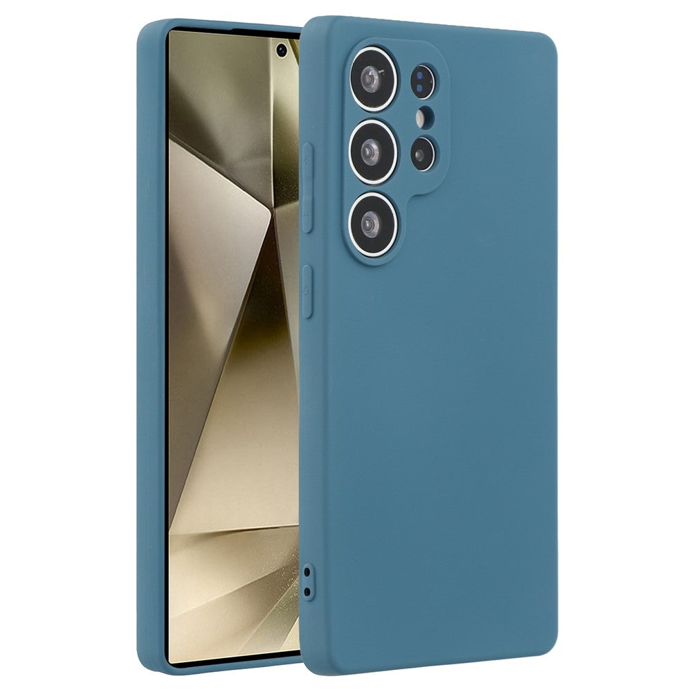 For Samsung Galaxy S25 Ultra Case TPU Back Soft Anti-Scratch Fiber Lining Phone Cover