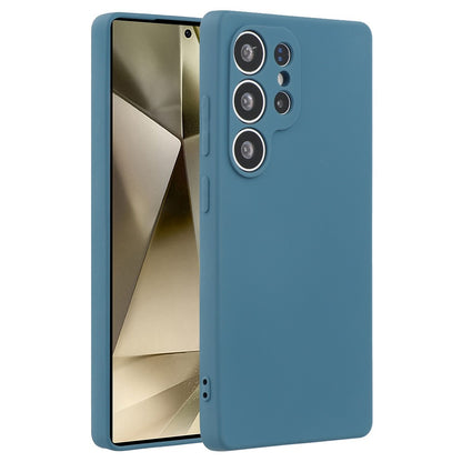 For Samsung Galaxy S25 Ultra Case TPU Back Soft Anti-Scratch Fiber Lining Phone Cover