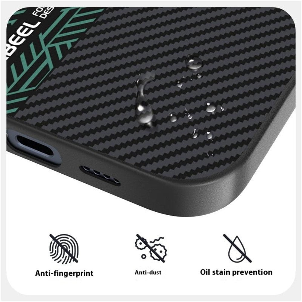 ABEEL For iPhone 14 Pro Case PC + TPU + Aluminum Alloy + PU Leather Slim Phone Back Cover Compatible with MagSafe