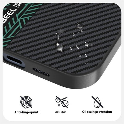 ABEEL For iPhone 14 Pro Case PC + TPU + Aluminum Alloy + PU Leather Slim Phone Back Cover Compatible with MagSafe