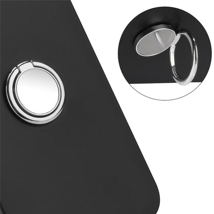 For Samsung Galaxy S25 Ultra Matte Case Ring Kickstand Soft TPU Phone Cover