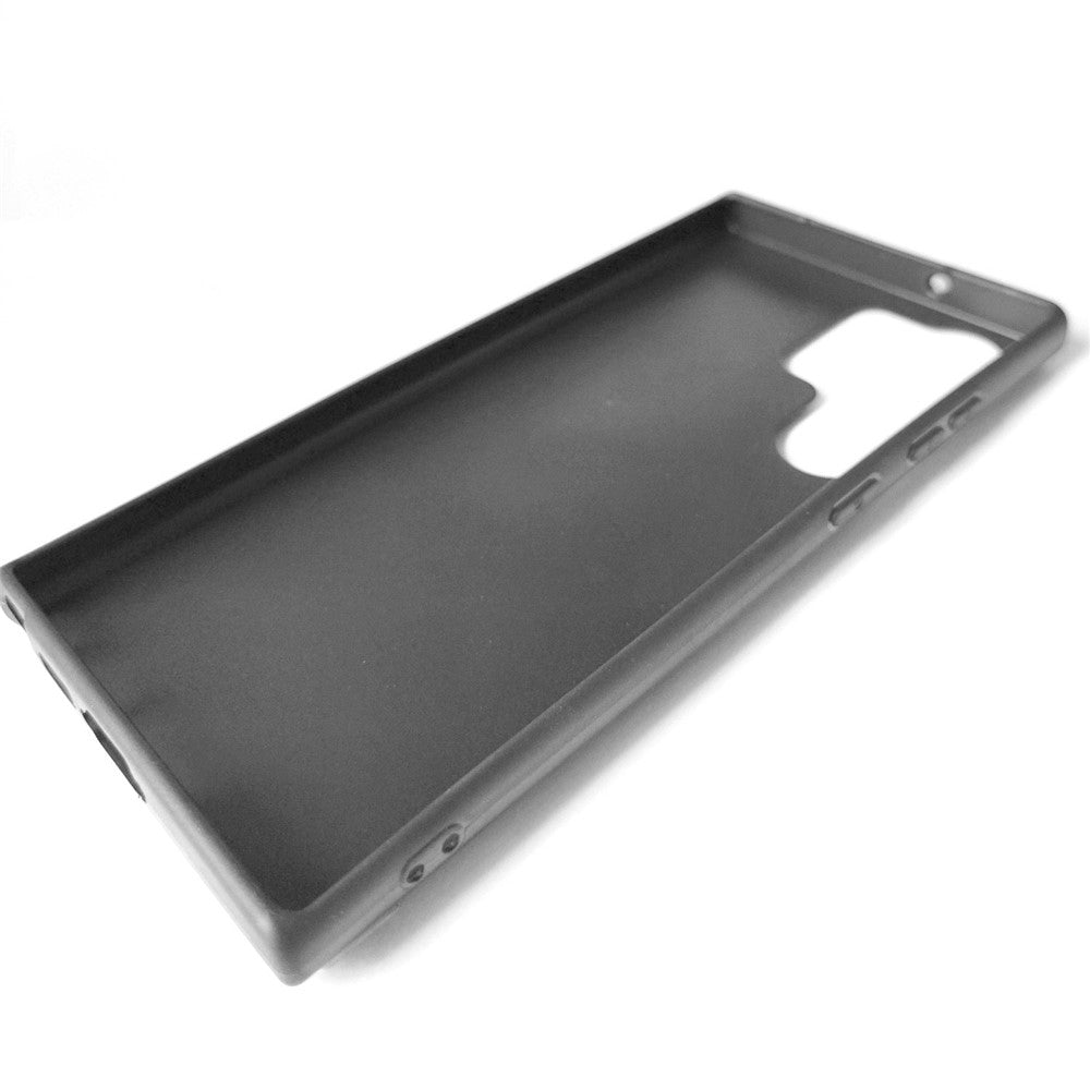 For Samsung Galaxy S25 Ultra Matte Case Ring Kickstand Soft TPU Phone Cover