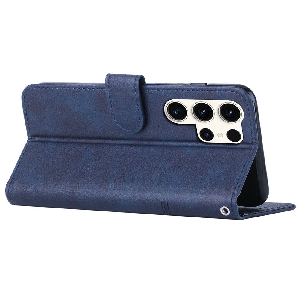 For Samsung Galaxy S25 Ultra Case Stand Flip Protective Leather Phone Cover