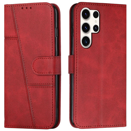 For Samsung Galaxy S25 Ultra Case Stand Flip Protective Leather Phone Cover