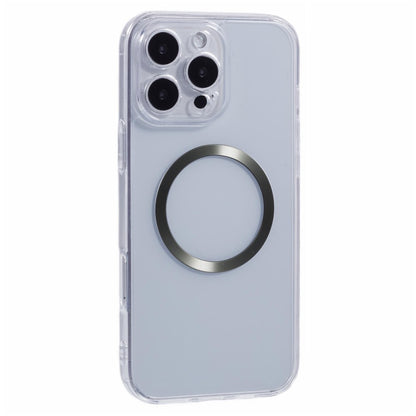 For iPhone 16 Pro Max Case Compatible with MagSafe CD Vein TPU+Acrylic Phone Cover