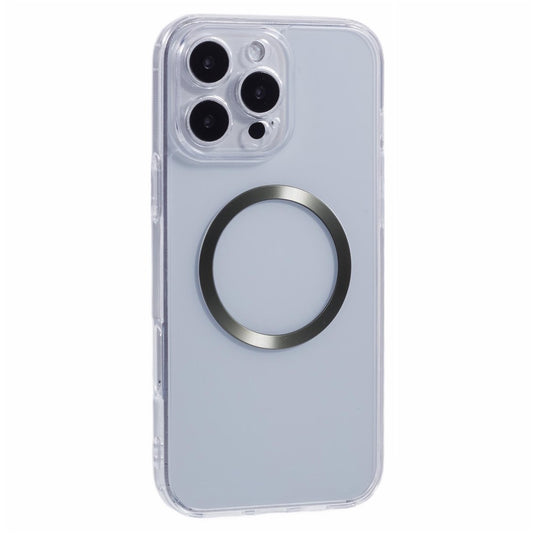For iPhone 16 Pro Max Case Compatible with MagSafe CD Vein TPU+Acrylic Phone Cover