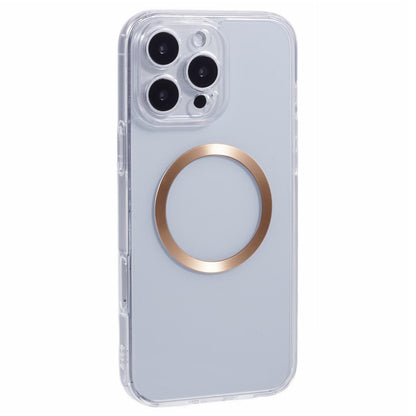 For iPhone 16 Pro Max Case Compatible with MagSafe CD Vein TPU+Acrylic Phone Cover