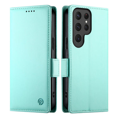DF-010 For Samsung Galaxy S25 Ultra Stand Case PU Leather Wallet Phone Cover