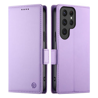 DF-010 For Samsung Galaxy S25 Ultra Stand Case PU Leather Wallet Phone Cover