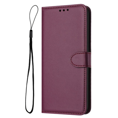 For Samsung Galaxy S25 Ultra Wallet Phone Case Leather Stand Cover with Strap