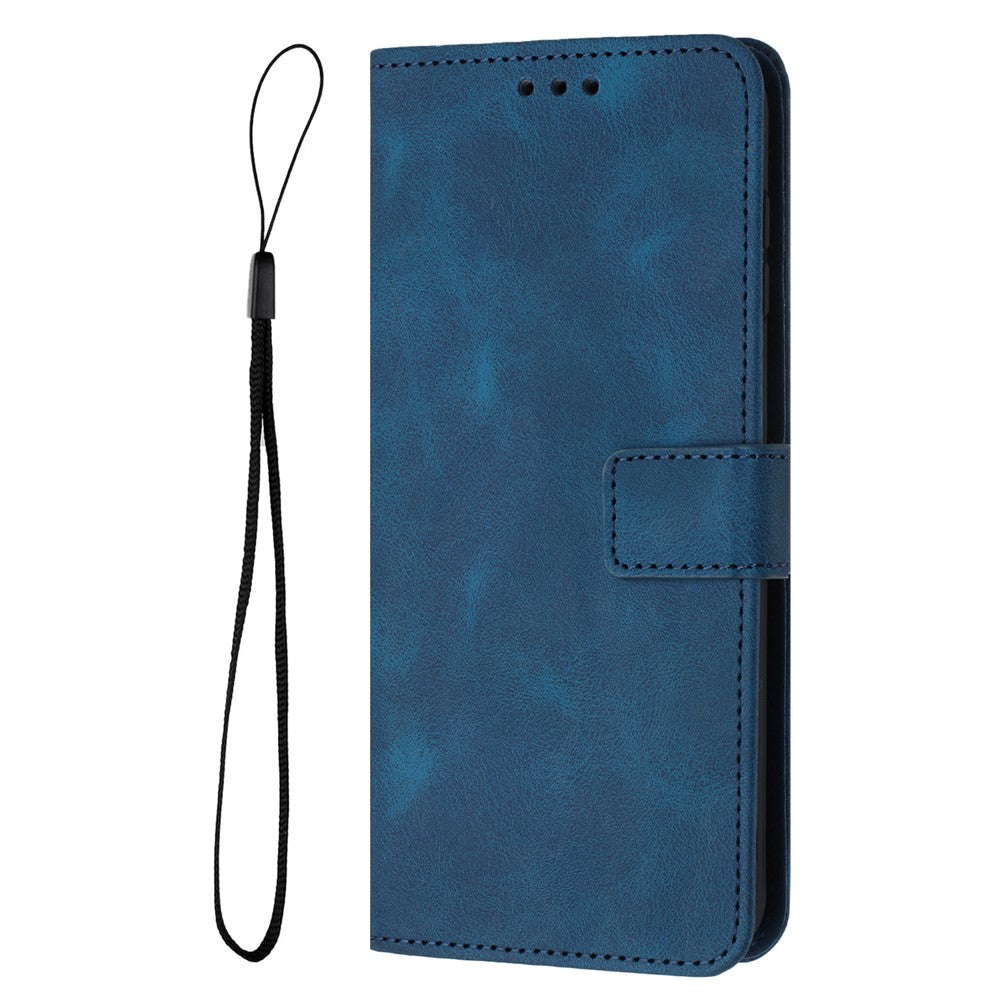 For Samsung Galaxy S25 Ultra Leather Case Solid Color Wallet Protective Phone Cover