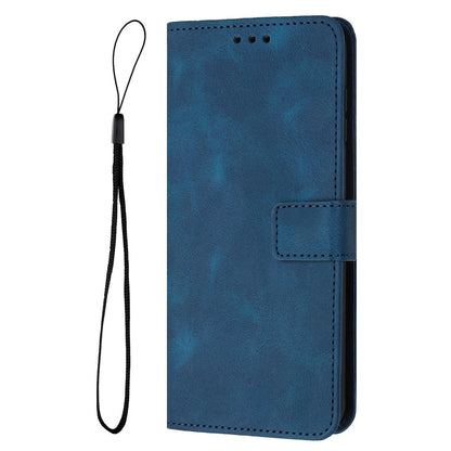 For Samsung Galaxy S25 Ultra Leather Case Solid Color Wallet Protective Phone Cover