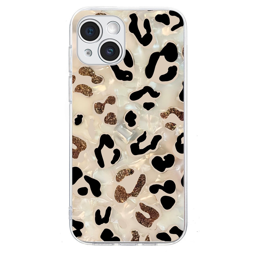For iPhone 15 Plus Case Pattern Printing Shockproof Soft TPU Phone Cover
