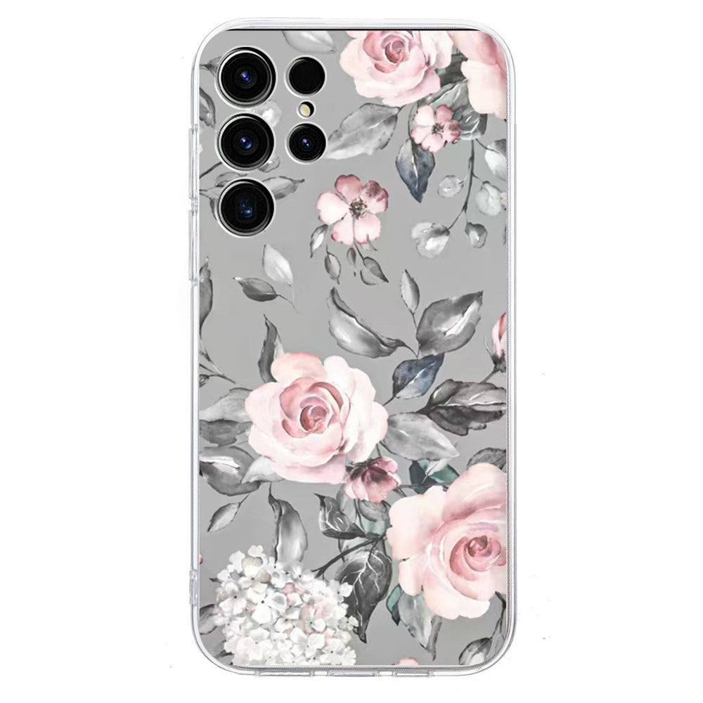 For Samsung Galaxy S25 Ultra Case Pattern Printing Shockproof Soft TPU Phone Cover