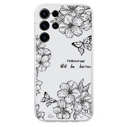 For Samsung Galaxy S25 Ultra Case Pattern Printing Shockproof Soft TPU Phone Cover