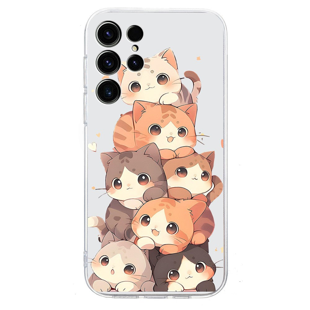 For Samsung Galaxy S25 Ultra Case Pattern Printing Shockproof Soft TPU Phone Cover