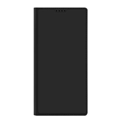 DUX DUCIS Skin Pro Series For Samsung Galaxy S25 Ultra Case Leather Phone Cover Card Holder (Non-magnetic)