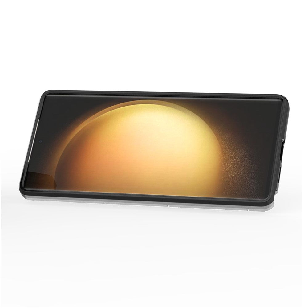 For Samsung Galaxy S25 Ultra Case PC+TPU Protective Phone Cover with Ring Kickstand