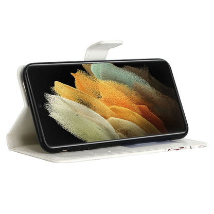 For Samsung Galaxy S25 Ultra Case 3D Creative Pattern PU Leather Stand Phone Cover