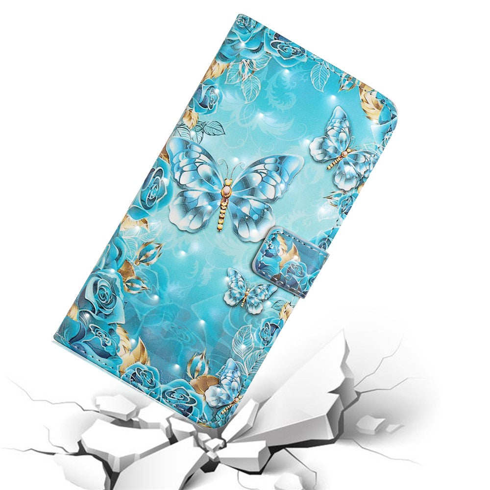 For Samsung Galaxy S25 Ultra Case 3D Creative Pattern PU Leather Stand Phone Cover