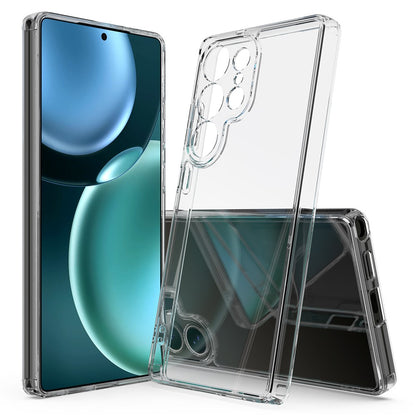 For Samsung Galaxy S25 Ultra Clear Phone Case TPU+Acrylic Shockproof Phone Back Cover