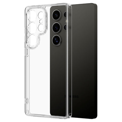 For Samsung Galaxy S25 Ultra Clear Phone Case TPU+Acrylic Shockproof Phone Back Cover