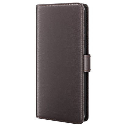 For Samsung Galaxy S25 Ultra Case Genuine Split Leather Phone Cover with Wallet Stand