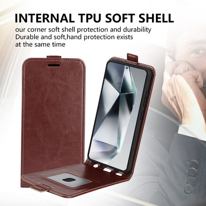 For Samsung Galaxy S25 Ultra Case with Card Slots Vertical Flip Leather Phone Cover