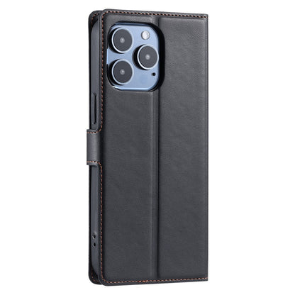 For iPhone 16 Pro Max Case Dots Imprinted PU Leather Flip Phone Cover with Card Slot, Strap