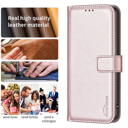 BINFEN COLOR BF17 For Samsung Galaxy S25 Ultra Case Wallet Folio Flip Leather Cover
