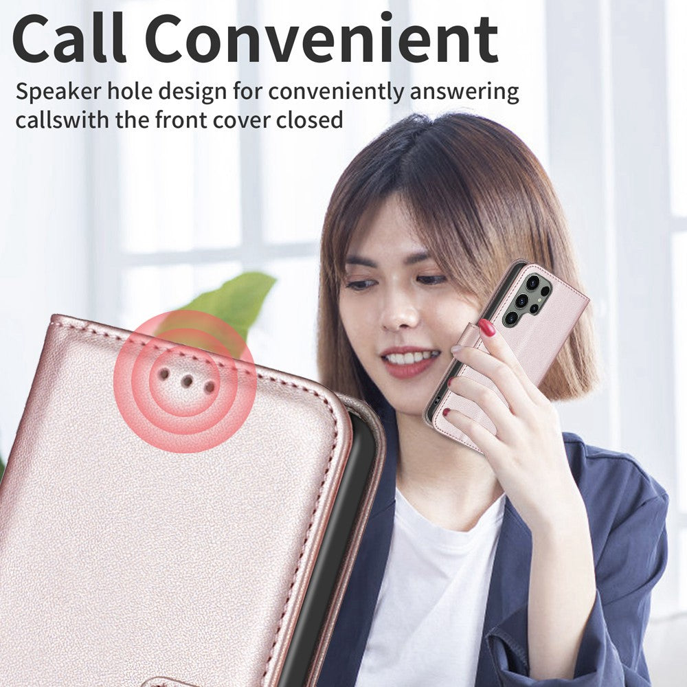 BINFEN COLOR BF17 For Samsung Galaxy S25 Ultra Case Wallet Folio Flip Leather Cover