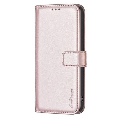 BINFEN COLOR BF17 For Samsung Galaxy S25 Ultra Case Wallet Folio Flip Leather Cover