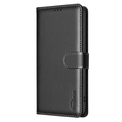 BINFEN COLOR BF32 For Samsung Galaxy S25 Ultra Leather Case Wallet RFID Blocking Phone Cover