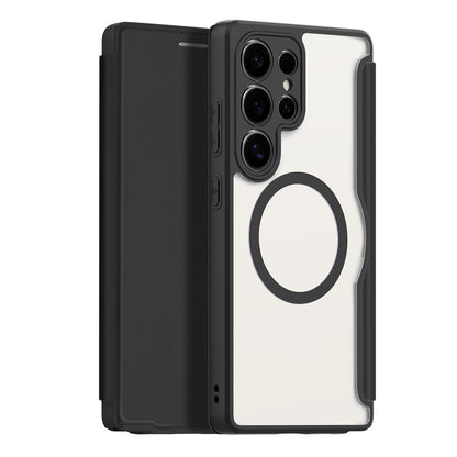 DUX DUCIS For Samsung Galaxy S25 Ultra Leather Case  Skin X Pro Series Flip Cover Magnetic Case