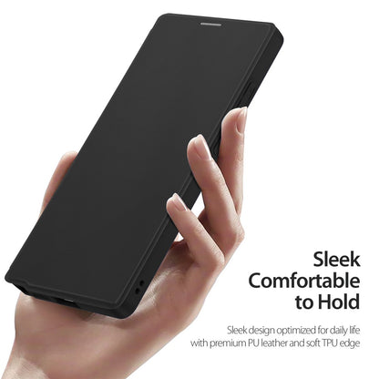 DUX DUCIS For Samsung Galaxy S25 Ultra Leather Case  Skin X Pro Series Flip Cover Magnetic Case